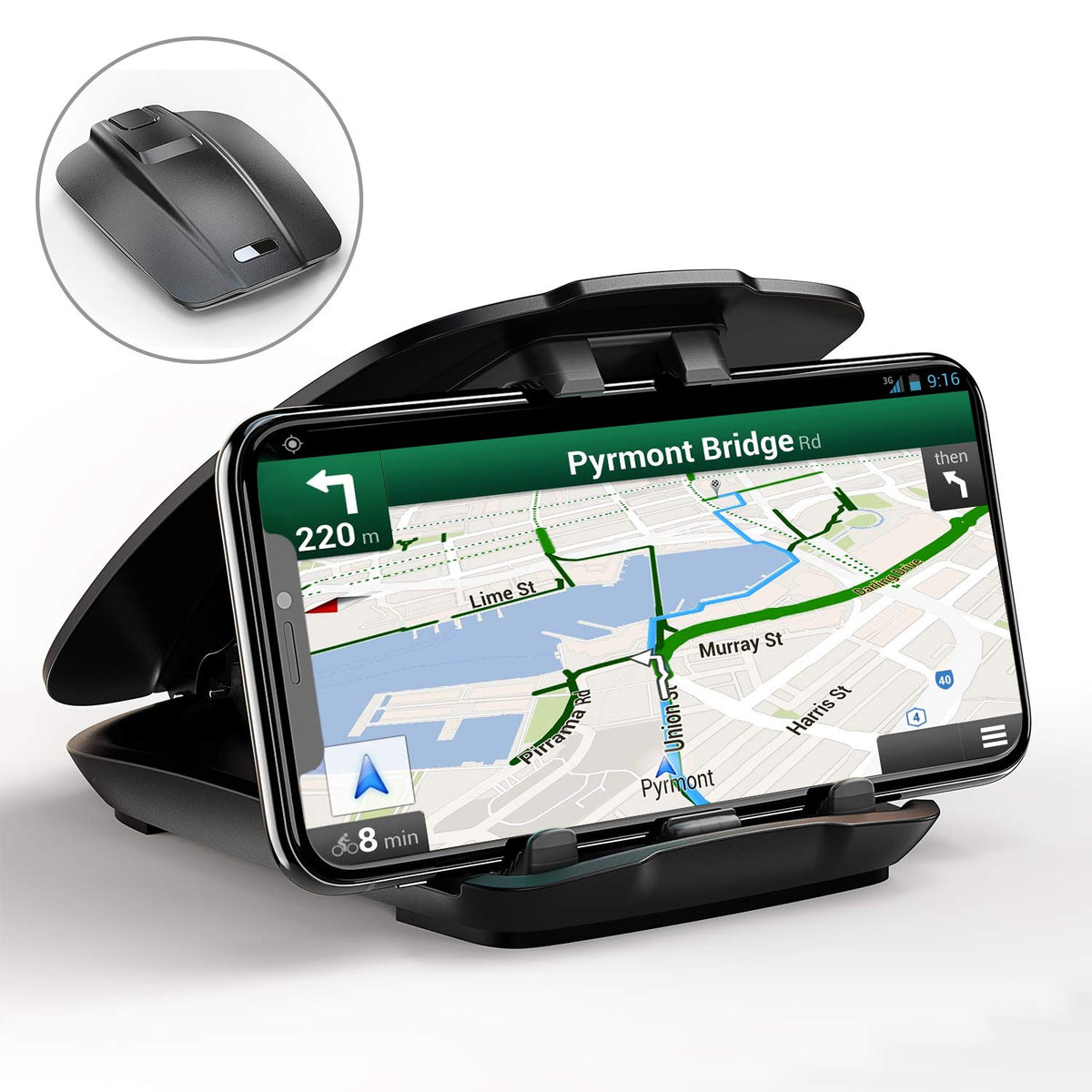 Universal Magnetic Phone Holder Stand 360 Strong Magnet Car Mobile Phone Mount E - Foto 6