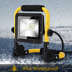 Faretto LED Portatile 50W, Ultra Luminoso da Cantiere 4500lm, 3... - Ilgrandebazar