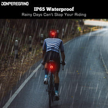 Carica l'immagine nel visualizzatore di Gallery, DONPEREGRINO M2 - LED Luce Bici Fino a 90 Ore di Illuminazione, Fanale Posteriore Bicicletta Ricaricabile USB con 5 modalità Fisse Flash