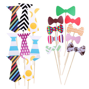 Foonii 76 pcs photo booth props Accessori fai da te 76 pcs, Multicolore - Ilgrandebazar