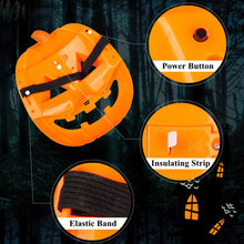 Carica l&#39;immagine nel visualizzatore di Gallery, Yibidys Maschera di Zucca Halloween one size, Yellow - Ilgrandebazar