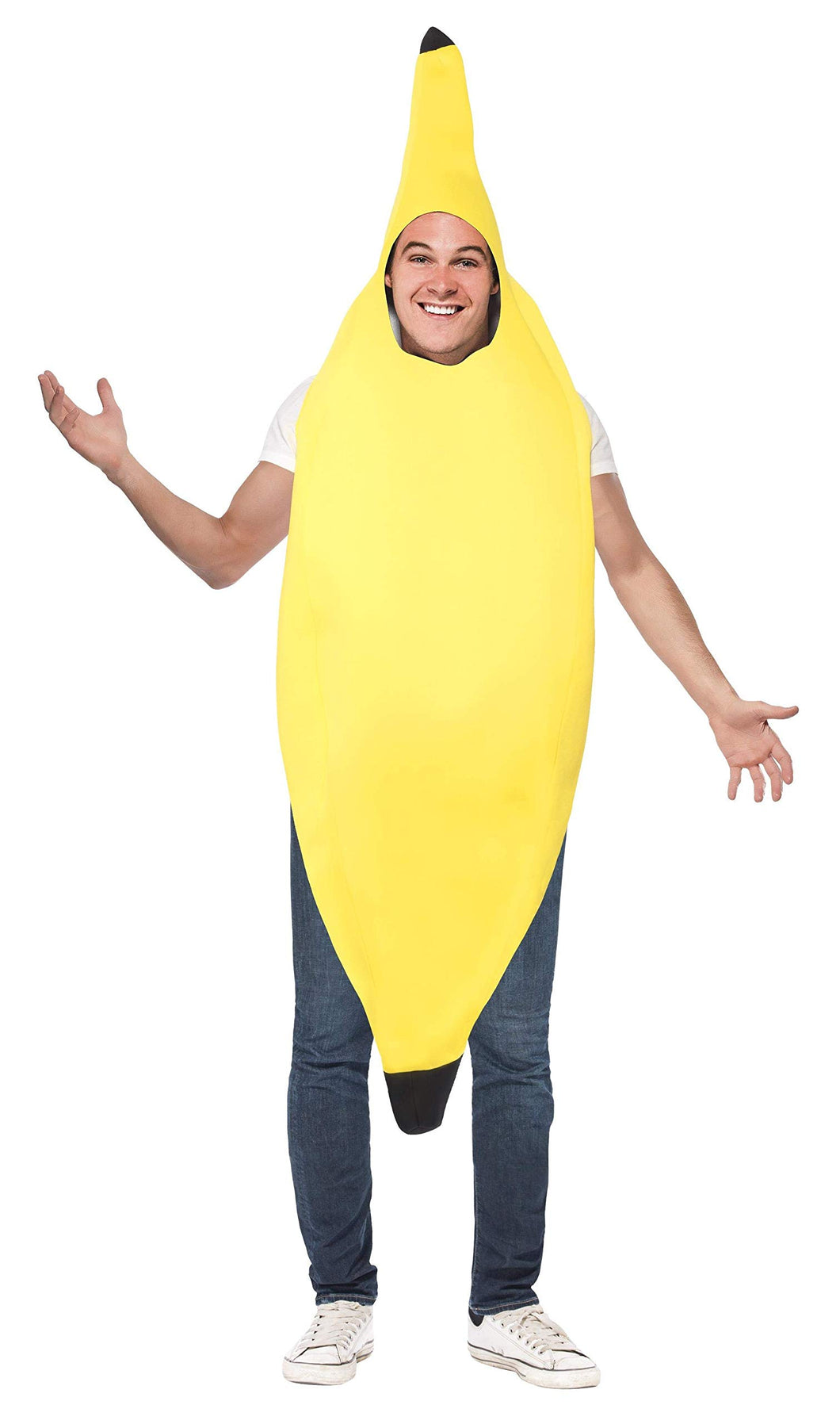 Smiffy's- Banana Costume, Colore Giallo, Taglia unica, Giallo - Ilgrandebazar