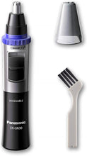 Carica l&#39;immagine nel visualizzatore di Gallery, Panasonic ER-GN30-K503 Rifinitore di Precisione per Naso, Orecchie e Sopracciglia, Tagliapeli Resistente all&#39;Acqua, Nero Vecchia Versione