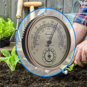 Brannan, termometro igrometro con quadrante Dorato, per Serra da Giardino,... - Ilgrandebazar