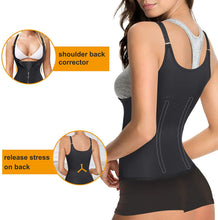Carica l'immagine nel visualizzatore di Gallery, CHUMIAN Donna Corsetto Vita Dimagrante Body Modellante Cintura Intimo Shaper Training Vestiti Shapewear Contenitivo Snellente
