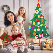 Carica l'immagine nel visualizzatore di Gallery, Bageek Albero di Natale in Feltro Natale Albero Decorazioni Natalizie per Bambini con 28pcs Decorativo Ornamenti