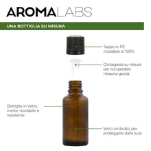 Carica l'immagine nel visualizzatore di Gallery, BIO - Olio essenziale MENTA PIPERITA - 30mL - 100% Puro, Naturale, Chemiotipizzato e Certificato AB - AROMA LABS (Marchio Francese)