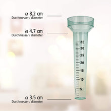 Carica l&#39;immagine nel visualizzatore di Gallery, Lantelme, set di 2 pluviometri con paletto in plastica e vetro, colore: verde - Ilgrandebazar