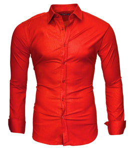 Kayhan Uni Camicia Slim Fit, Lightgrey (L) - Ilgrandebazar