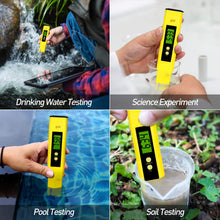 Carica l&#39;immagine nel visualizzatore di Gallery, Mture PH Tester Misuratore Digitale, Alta Precisione con LCD Giallo - Ilgrandebazar
