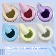 Carica l&#39;immagine nel visualizzatore di Gallery, RSTYLE Smalto Semipermanente Pastello, 6pz Smalti Semipermanenti per Unghie Professionali Kit Colori Gel Soak Off UV LED Lampada Starter Set Macaro 5ML AA-Macaro