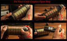 Carica l&#39;immagine nel visualizzatore di Gallery, anbiwangluo da Vinci Code Mini Cryptex Romantico Regalo di Compleanno Bronze - Ilgrandebazar