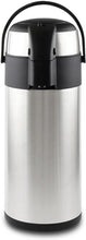 Carica l'immagine nel visualizzatore di Gallery, Pioneer Flasks, Thermos in Acciaio Inossidabile, può Contenere Acqua Fredda o Calda per tè e caffè, Contenitore per Eventi e conferenze, Acciaio Inossidabile, Finitura Satinata, 2.2 litres