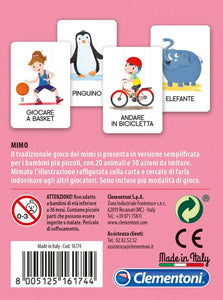 Clementoni- Mimo, Carte da Gioco per Bambini, Multicolore, 16174 Mimo Single