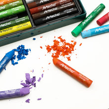 Carica l'immagine nel visualizzatore di Gallery, Artecho - Set di 48 Pastelli ad Olio per Pittura Artistica, Disegno, Miscelazione, Ombreggiatura, Forniture d'arte per Principianti, Adulto, Ottimo Regalo di Natale.