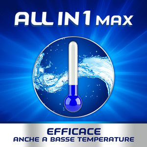 Finish All in 1 Max Pastiglie Lavastoviglie, Limone, 110 Capsule 110, Lemon - Ilgrandebazar