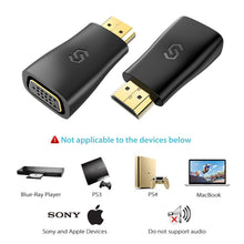 Carica l'immagine nel visualizzatore di Gallery, Syncwire Adattatore da HDMI a VGA - 1080P 60Hz Convertitore maschio a...