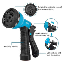 Carica l&#39;immagine nel visualizzatore di Gallery, hblife Tubo da Giardino espandibile in Poliestere, con Doppio Nucleo 23m, blu - Ilgrandebazar