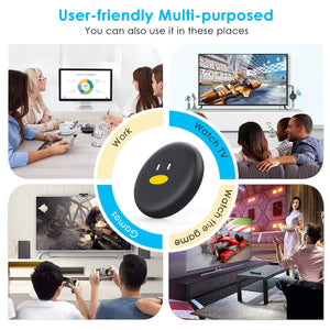 Chromecast, WiFi Display Dongle 4K 1080P HDMI 5G/2.4G Mini nero - Ilgrandebazar