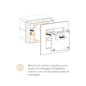 Netatmo NTA-SCA , Adattatore Scatola Incasso 3 posti per il Termostato...