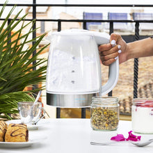 Carica l&#39;immagine nel visualizzatore di Gallery, Cecotec Bollitore elettrico trasparente ThermoSense 350, 1,7 litri, senza BPA, 2200 W, base 360º, filtro anticalcare, doppio sistema di sicurezza, 1,7 litri, vetro borosilicato
