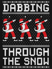 Carica l'immagine nel visualizzatore di Gallery, Shirtgeil Dabbing Through The Snow - Regalo per Natale Maglione per Bambini e Ragazzi