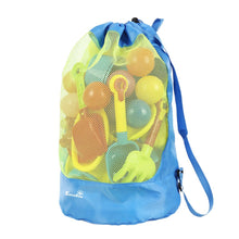 Carica l'immagine nel visualizzatore di Gallery, Borsa da Spiaggia, EocuSun Grande Borsa Lunga Durata per Sabbia Nuotare e Piscina e Deposito Giocattoli Bambini da Sabbia e Acqua (Blu)
