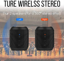 Carica l&#39;immagine nel visualizzatore di Gallery, Altoparlante Bluetooth Portatili, 20W Cassa Bluetooth Waterproof IPX6 Dual Driver TWS Stereo Suono 360°, Speaker Bluetooth 5.0 con HD Mic 16 ore di Riproduzione 50ft Supporto Radio FM, AUX, TF, USB