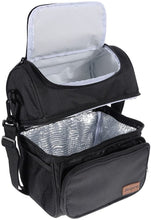 Carica l'immagine nel visualizzatore di Gallery, Anpro Borsa Termica, Borsa Pranzo con Tracolla,Borse Porta Alimenti per Scuola,Campeggio,Ufficio 40cm