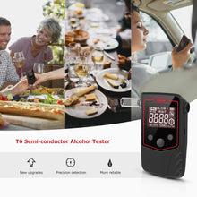 Carica l&#39;immagine nel visualizzatore di Gallery, Oasser Etilometro Portatile Certificato Alcool Tester Digitale Schermo LCD... - Ilgrandebazar