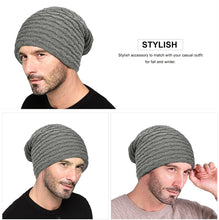 Carica l&#39;immagine nel visualizzatore di Gallery, VBIGER Beanie Cappello in Maglia Cappelli Invernali Berretti in maglia Cappello Invernale Beanie Unisex Caldo Cappello per Sci/Bici/Moto