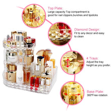 Carica l&#39;immagine nel visualizzatore di Gallery, LBLA Organizzatore di trucco,360 Gradi Rotante Cosmetico Immagazzinaggio... - Ilgrandebazar