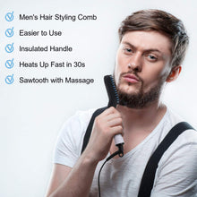 Carica l&#39;immagine nel visualizzatore di Gallery, Pettine Barba Capelli, Tencoz Lisciante per Capelli e White - Ilgrandebazar