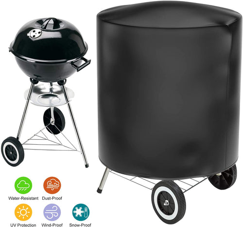 Gifort 70*75cm Copertura Barbecue, Impermeabile Telo Protettivo Per Barbecue Grill Campana Protezione (Nero)