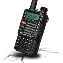 Carica l&#39;immagine nel visualizzatore di Gallery, BaoFeng UV-5R Plus 2M/70cm 136-174/400-480 - Walkie-Talkie Standard, Nero - Ilgrandebazar