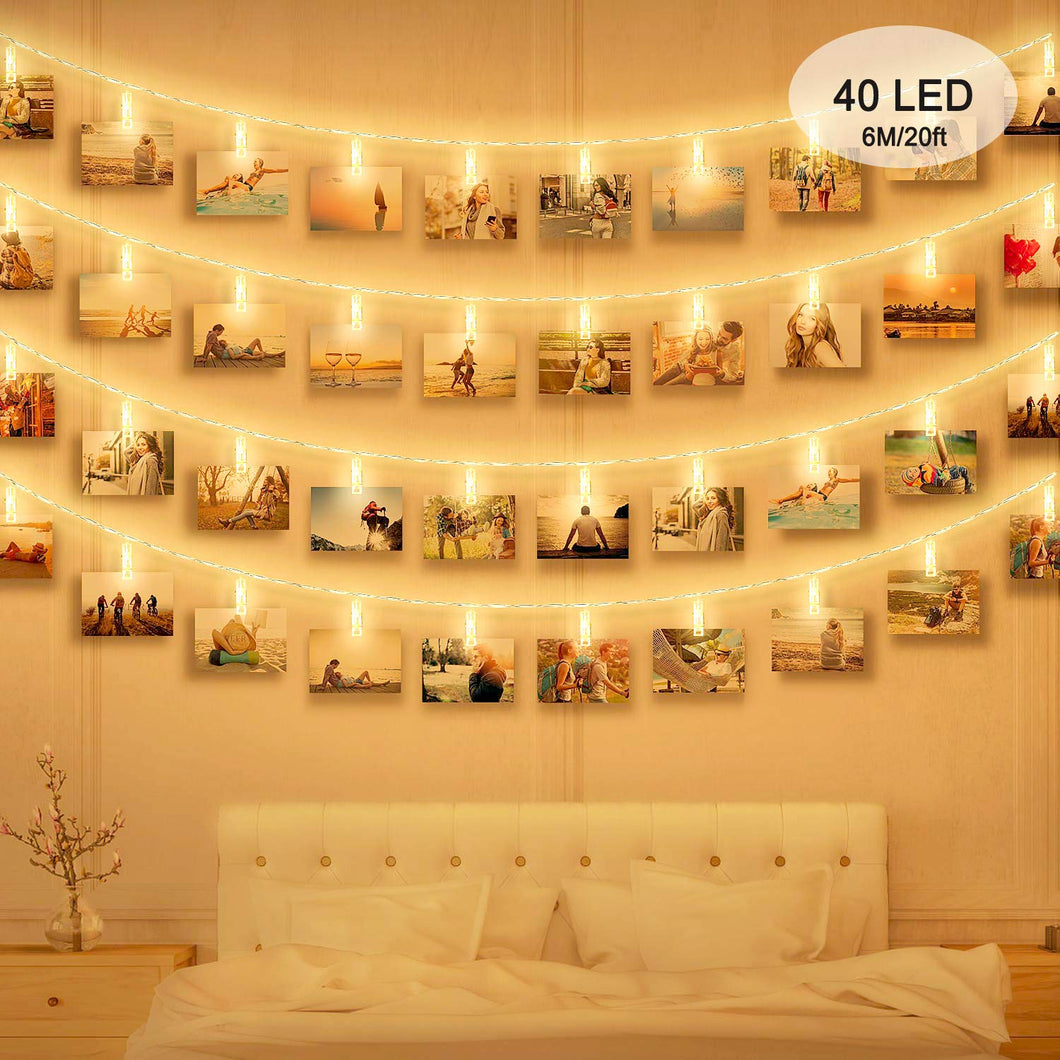 Luci Clip Foto, massway 6M 40 LED Striscia Foto 6m 40led - Ilgrandebazar