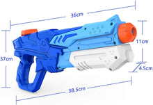 Carica l'immagine nel visualizzatore di Gallery, Kiztoys Pistola Acqua, 2 Pack Giocattoli Pistole ad Acqua 600ML, con Alta Capacità super liquidator, Acqua Giocattolo per Bambini e Adulti, per Feste All'aperto Piscina Estiva Sulla Spiaggia