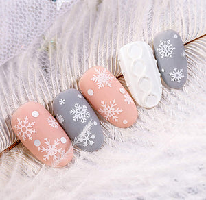 FLOFIA 12 Fogli Adesivi per Unghie Natalizi Nail Stickers Autoadesivi Unghie Natale Natalizio Decalcomanie Decorazione Unghie Nail Art Adesivi Unghie Natale Fai da Te