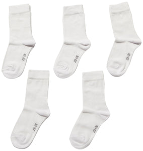 MyWay Kids Socks Basic 5er Calze, Bianco (White 660), 35/38, Pacco da 5 - Ilgrandebazar