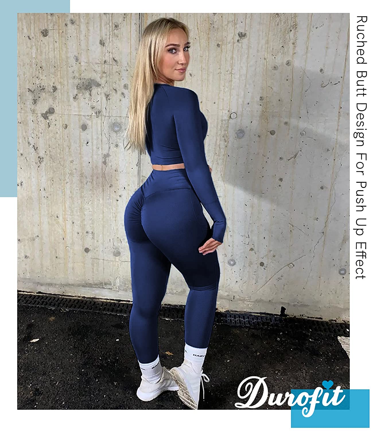 pantaloni palestra donna push up