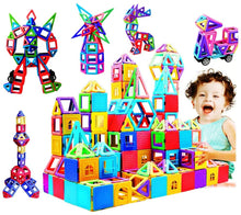 Carica l'immagine nel visualizzatore di Gallery, infinitoo Blocchi Costruzioni Magnetiche 146 Pezzi Puzzle Costruzioni Magnetiche Kit di Blocchi Magnetici per Sviluppare l'Intelligenza e la Memoria di Bambini