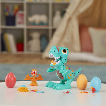 Carica l'immagine nel visualizzatore di Gallery, Hasbro Play-Doh Dino Crew - Il T-Rex Mangione, dinosauro giocattolo con suoni da dinosauro e 3 uova Play-Doh, per bambini dai 3 anni in su