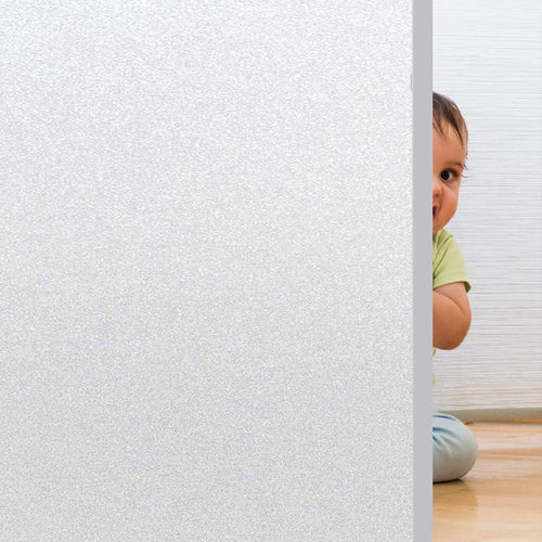 Pellicola Vetri Finestre Auto-adesive per Vetro Pellicola Smerigliata per Vetri Anti-UV Privacy per Ufficio Bagno Camera da Letto Sala di Riunione