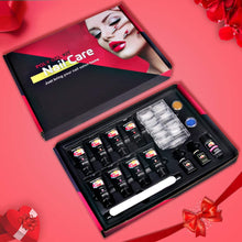 Carica l&#39;immagine nel visualizzatore di Gallery, Gel per Unghie Ricostruzione Kit, Mysweety 8 Colorati Poly Gel professionale Rosa, con Unghie Finte/Pennello/Gel Chiodo Base/Top Coat/Soluzione Slip