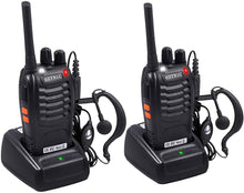 Carica l&#39;immagine nel visualizzatore di Gallery, Nestling ESYNiC Paio Walkie Talkie Ricaricabile VOX Radio PMR 446MHz 0.5W Frequenza Civile Ricetrasmittente Portatile 16 Canali Singola Banda Woki Toki con USB Caricabatterie per Negozio Sopravvivenza Ciclismo