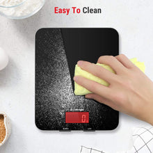 Carica l&#39;immagine nel visualizzatore di Gallery, ACCUWEIGHT Bilancia Digitale da Cucina Elettronica AW-201 Aggiornato, Nero - Ilgrandebazar