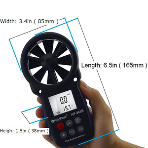 HoldPeak 866B,Anemometro Digitale,Misuratori del 1-Anemomter-HP-866B - Ilgrandebazar