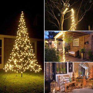 Catena Luminosa Solare, Kolpop 26M Stringa Luci Solari 240 LED / Bianco Caldo - Ilgrandebazar