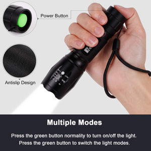 Tattico torcia CREE LED 2000LUMEN super luminoso regolabile Led Flashlight - Ilgrandebazar