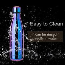 Carica l&#39;immagine nel visualizzatore di Gallery, Festnight Borraccia Portatile in Acciaio Inox Termica Bottiglia Purple - Ilgrandebazar
